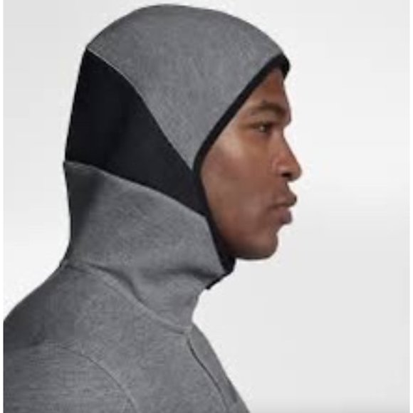 Nike Dry Showtime Full-Zip Hoodie Mens Size XL Dri-Fit Athletic Basketball Gray - Picture 4 of 16